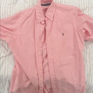 Polo by Ralph Lauren Men's Pink Button Down Shirt